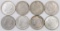 Lot of (8) Morgan Dollars.