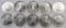 Lot of (10) American Silver Eagle 1oz.