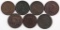 Lot of (7) U.S. Large Cents.