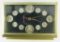 Coin Display Clock With (12) 1964 Coins.
