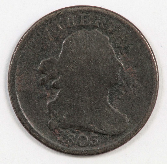 1803 Draped Bust Half Cent.