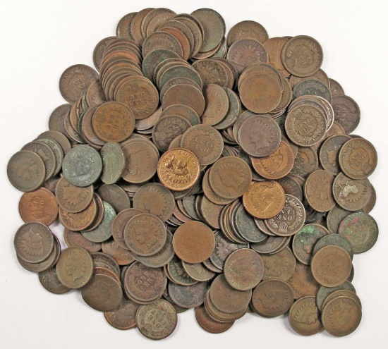 Over (300)+ Indian Head Cents.