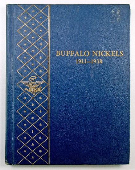 Lot of (44) Buffalo Nickels in vintage Whitman Album.