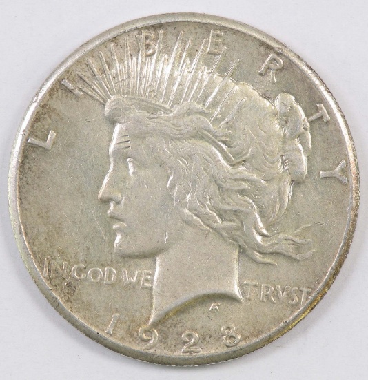 1928 P Peace Dollar.