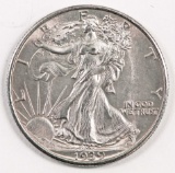 1939 S Walking Liberty Half Dollar.