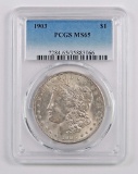 1903 P Morgan Silver Dollar (PCGS) MS65.