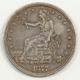 1877 S Trade Dollar.