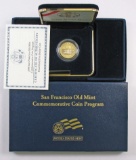 2006 S San Francisco Old Mint $5 Commemorative Gold Proof.