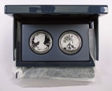 2012 S American Eagle San Fransisco 2-Coin Silver Proof Set.