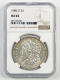 1882 O Morgan Silver Dollar (NGC) MS65.