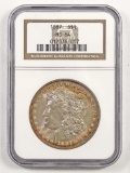 1887 P Morgan Silver Dollar (NGC) MS64.