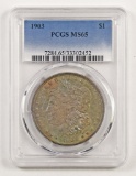 1903 P Morgan Silver Dollar (PCGS) MS65.