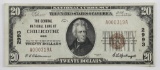 1929 Ty.1 $20 National Currency Note. Chillicothe, Ohio.