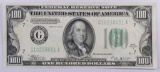 1934-B $100 Federal Reserve Note.