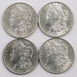 Lot of (4) Morgan Dollars.