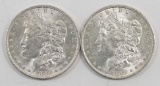 Lot of (2) 1882 O Morgan Dollars.