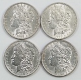 Lot of (4) Morgan Dollars.