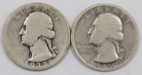 Lot of (2) Washington Quarters.