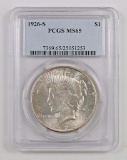 1926 S Peace Silver Dollar (PCGS) MS65.