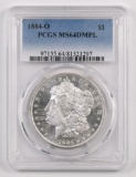 1884 O Morgan Silver Dollar (PCGS) MS64DMPL.