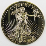 1993 The Washington Mint Saint Gaudens 8oz. Silver Round.