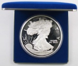 1993 The Washington Mint Walking Liberty 8oz. Silver Round.