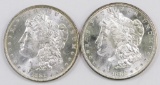 Lot of (2) Morgan Dollars.