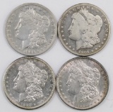 Lot of (4) Morgan Dollars.