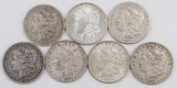 Lot of (7) Morgan Dollars all New Orleans Mint.