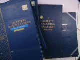 Lot of (349) Barber, Standing Liberty & Washington Quarters in Whitman Albums.