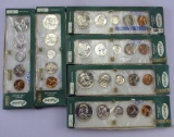 Lot of (6) U.S. Silver Proof Sets in Capital Holders.