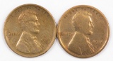 Lot of (2) Key Date Lincoln Wheat Cents.