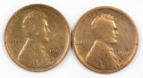 Lot of (2) Key Date Lincoln Wheat Cents.