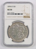 1894 O Morgan Silver Dollar (NGC) AU50.