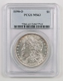 1890 O Morgan Silver Dollar?(PCGS) MS63.