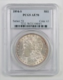 1894 S Morgan Silver Dollar (PCGS) AU58.