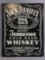 Jack Daniels Whiskey Metal Advertising Sign