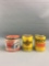 Group of 3 vintage advertising Never-Dull wadding polish can and more