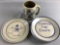 Pottery mug and Plates