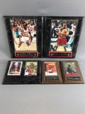 Chicago Bulls and Michael Jordan framed Cards