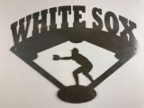 Metal White Sox Sign