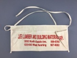 Advertising Lee Lumber and Building Material Corp. apron