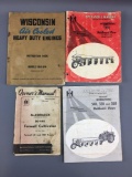 Group of 4 vintage owners manuals and instruction books
