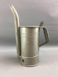Vintage Huffman oil can