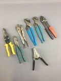 Group of 7 channel locks and more