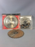 Group of 4 Saw blades