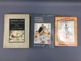 Group of 3 Norman Rockwell and Currier and Ives books