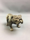 Metal dog figurine