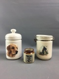 Group of 3 canisters and more