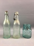 Group of 3 vintage bottles